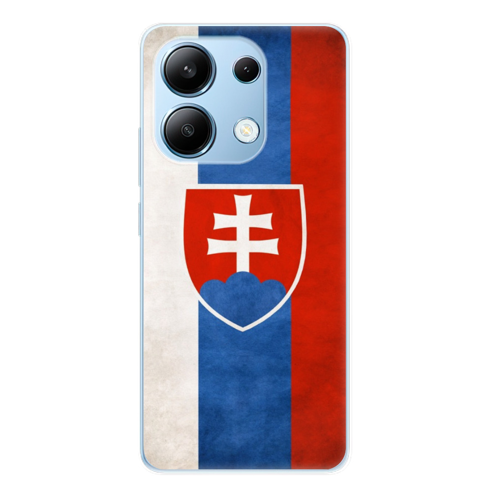 Odolné silikónové puzdro iSaprio - Slovakia Flag - Xiaomi Redmi Note 13