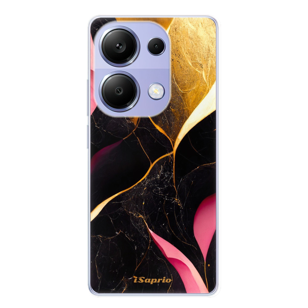 Odolné silikónové puzdro iSaprio - Gold Pink Marble - Xiaomi Redmi Note 13 Pro