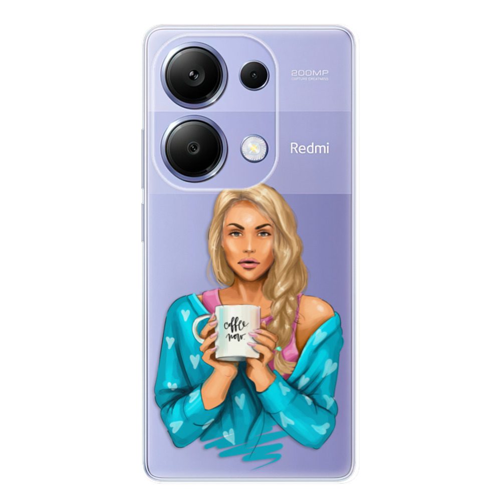 Odolné silikónové puzdro iSaprio - Coffe Now - Blond - Xiaomi Redmi Note 13 Pro