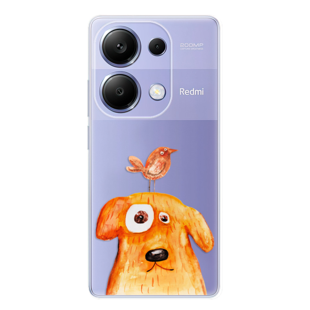 Odolné silikónové puzdro iSaprio - Dog And Bird - Xiaomi Redmi Note 13 Pro