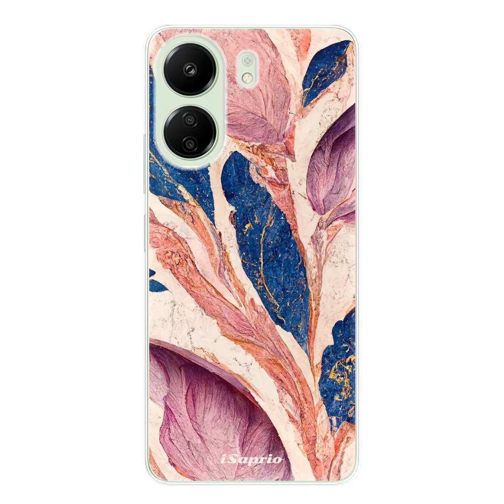 Odolné silikónové puzdro iSaprio - Purple Leaves - Xiaomi Redmi 13C