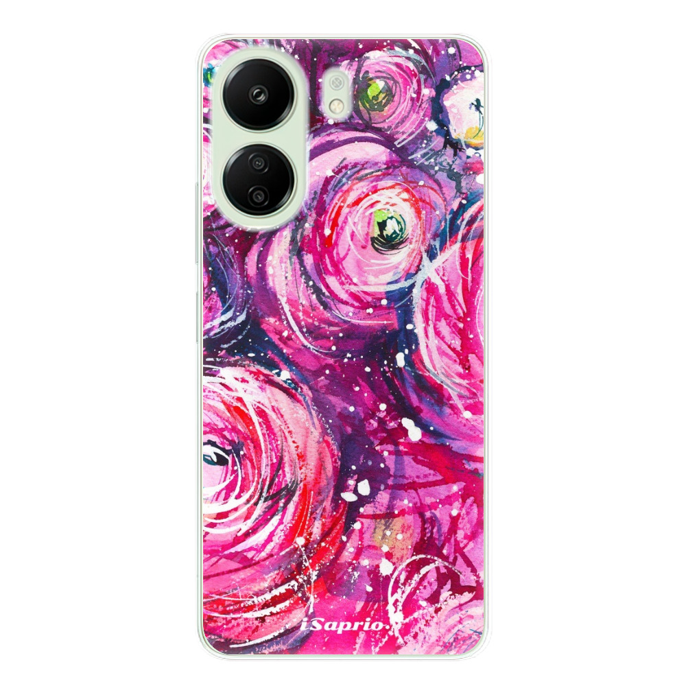 Odolné silikónové puzdro iSaprio - Pink Bouquet - Xiaomi Redmi 13C