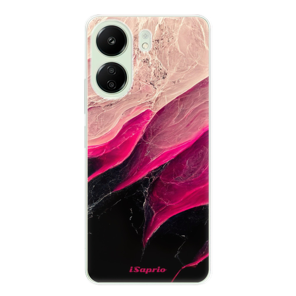 Odolné silikónové puzdro iSaprio - Black and Pink - Xiaomi Redmi 13C