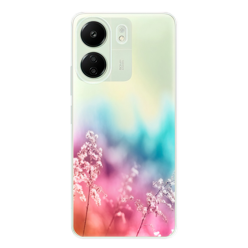 Odolné silikónové puzdro iSaprio - Rainbow Grass - Xiaomi Redmi 13C