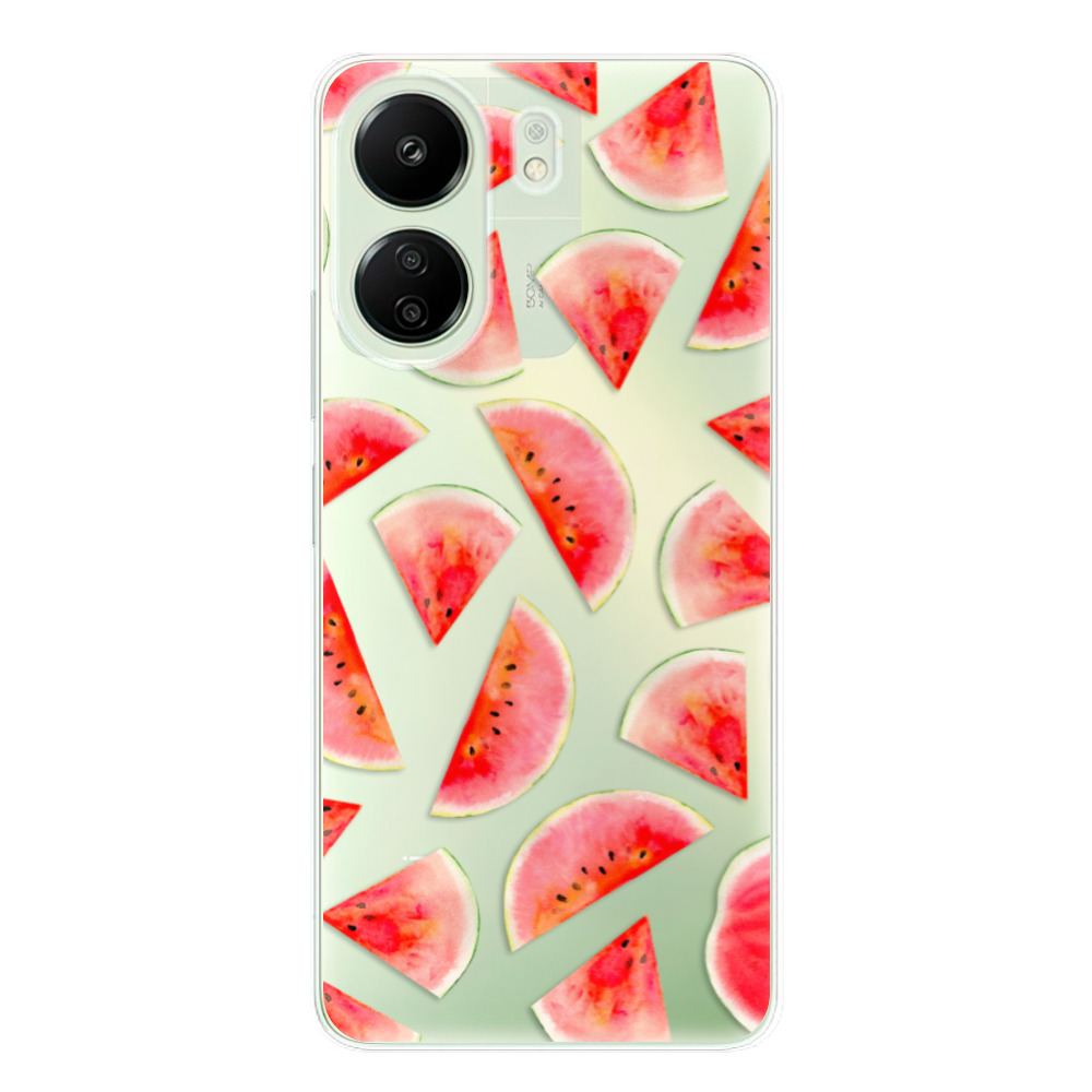 Odolné silikónové puzdro iSaprio - Melon Pattern 02 - Xiaomi Redmi 13C