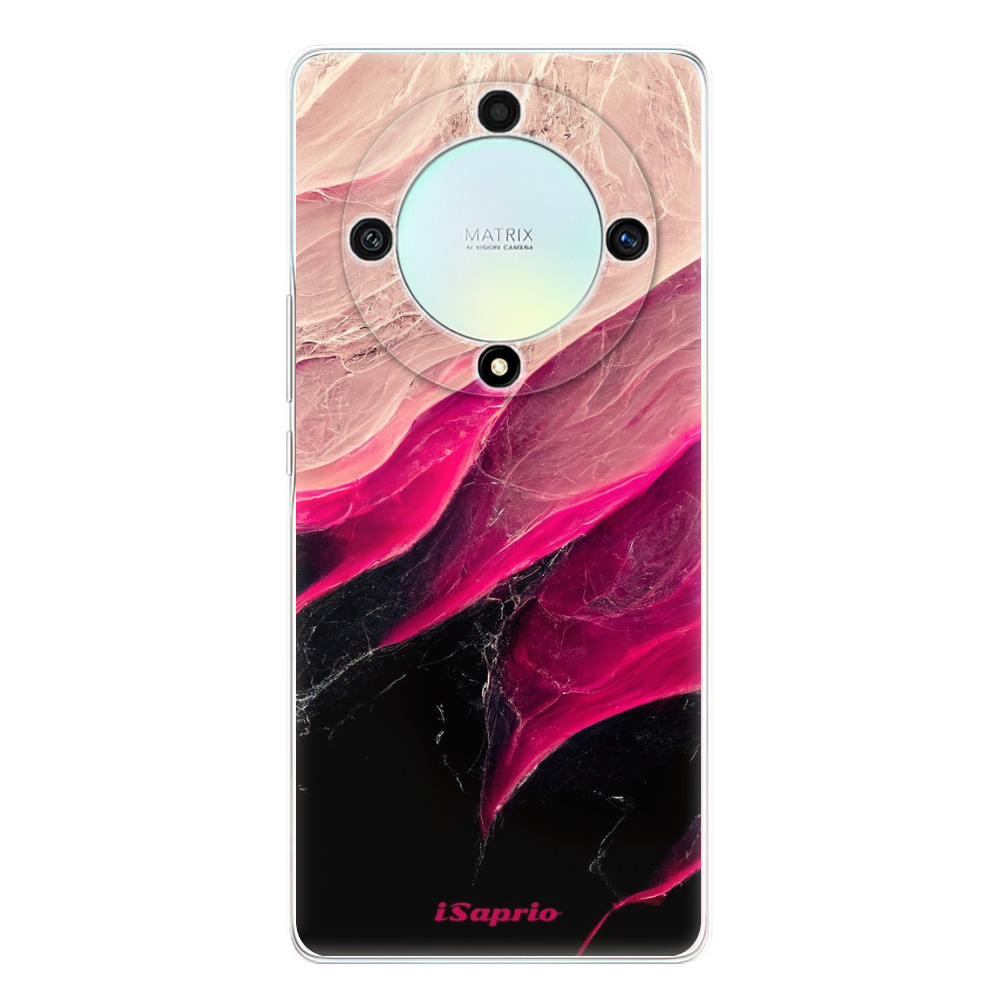 Odolné silikónové puzdro iSaprio - Black and Pink - Honor Magic5 Lite 5G