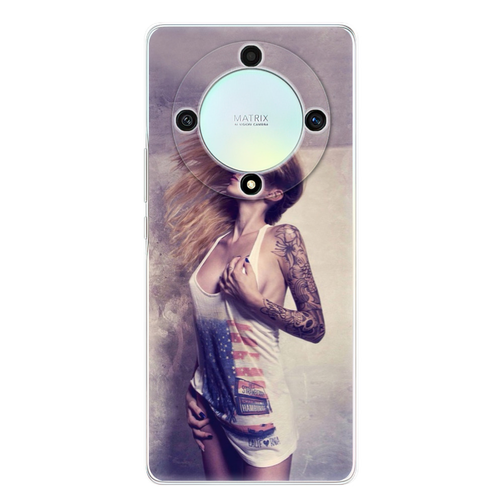 Odolné silikónové puzdro iSaprio - Girl 01 - Honor Magic5 Lite 5G