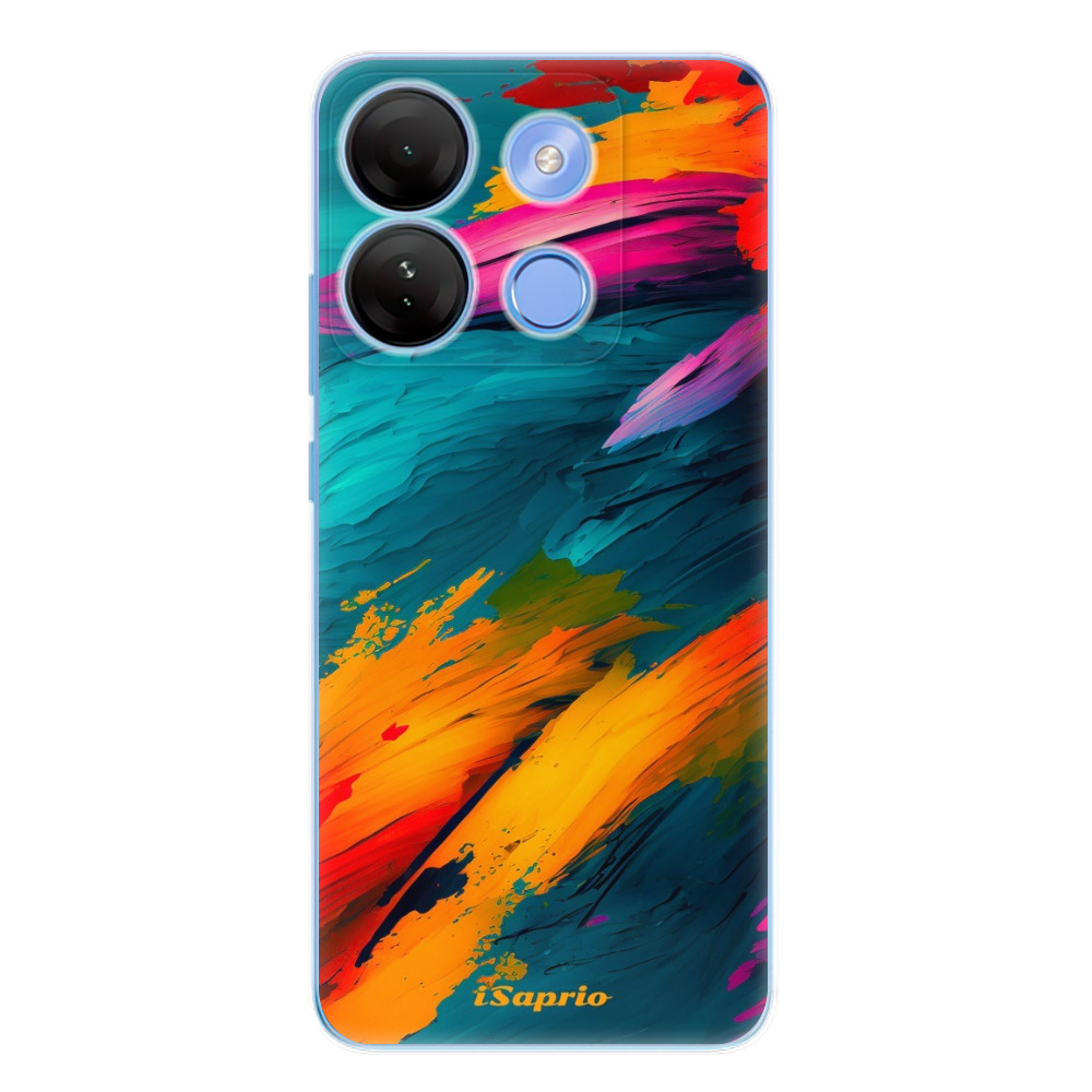 Odolné silikónové puzdro iSaprio - Blue Paint - Infinix Smart 7
