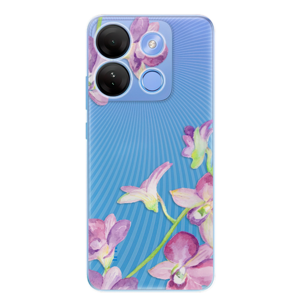 Odolné silikónové puzdro iSaprio - Purple Orchid - Infinix Smart 7