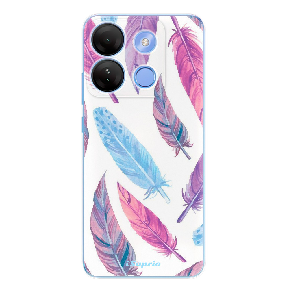 Odolné silikónové puzdro iSaprio - Feather Pattern 10 - Infinix Smart 7