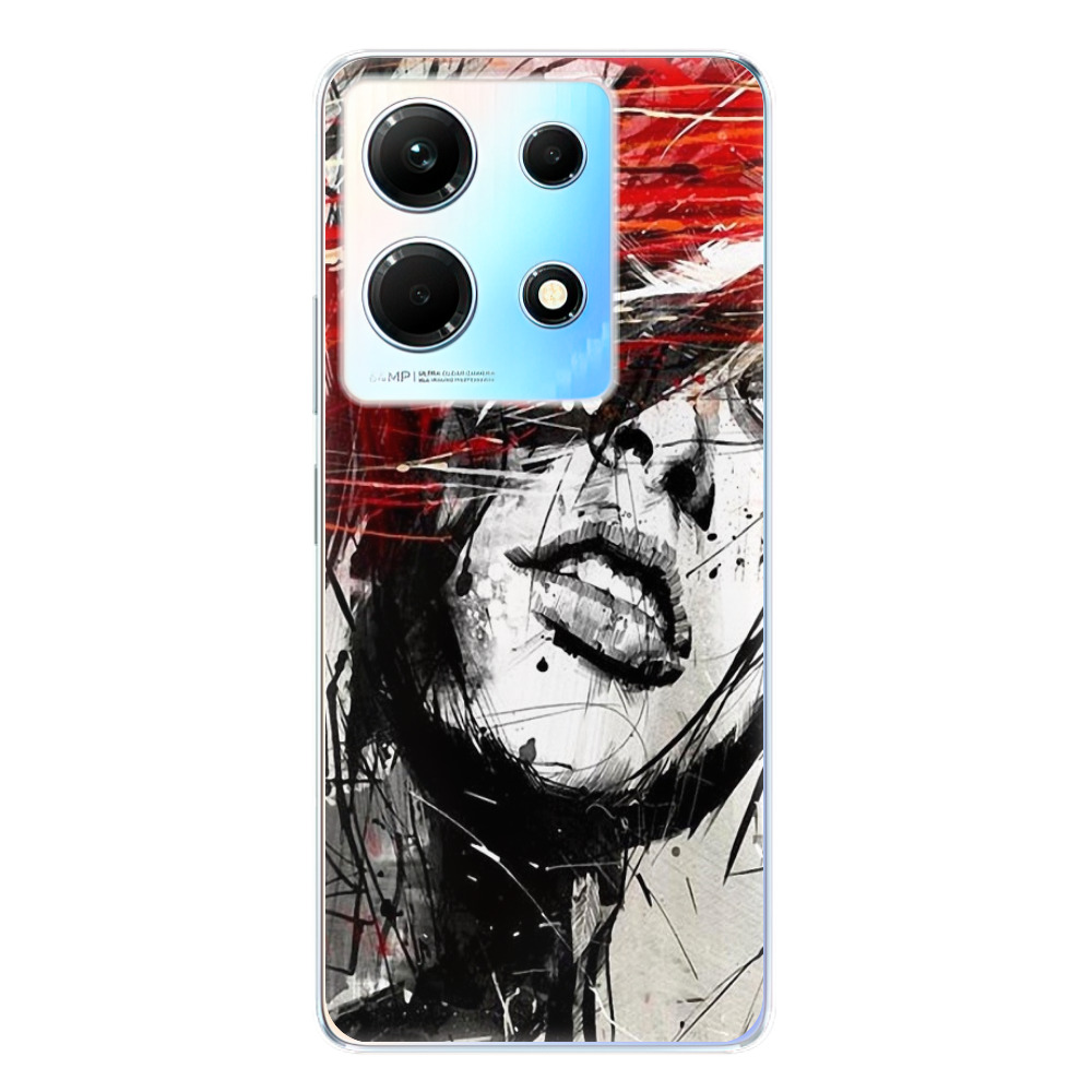 Odolné silikónové puzdro iSaprio - Sketch Face - Infinix Note 30