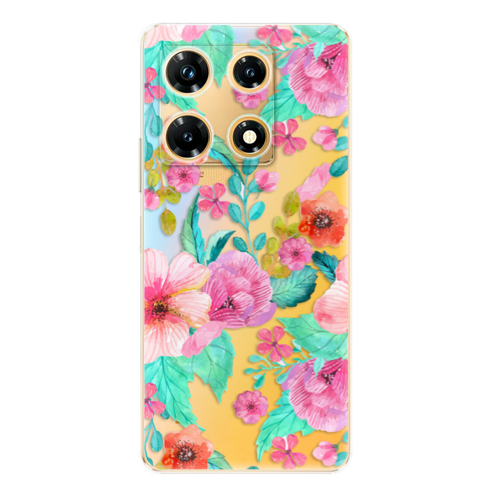 Odolné silikónové puzdro iSaprio - Flower Pattern 01 - Infinix Note 30 PRO