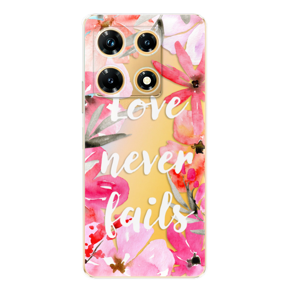 Odolné silikónové puzdro iSaprio - Love Never Fails - Infinix Note 30 PRO