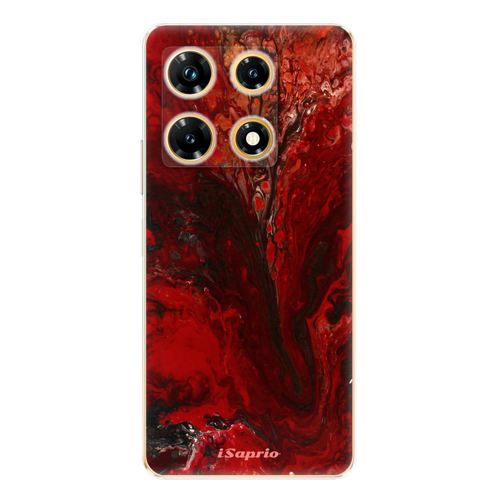 Odolné silikónové puzdro iSaprio - RedMarble 17 - Infinix Note 30 PRO