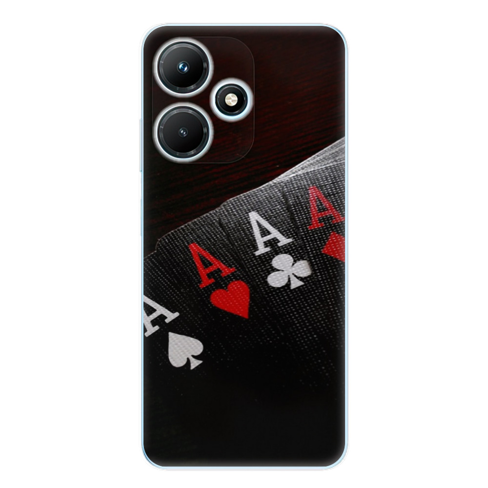 Odolné silikónové puzdro iSaprio - Poker - Infinix Hot 30i