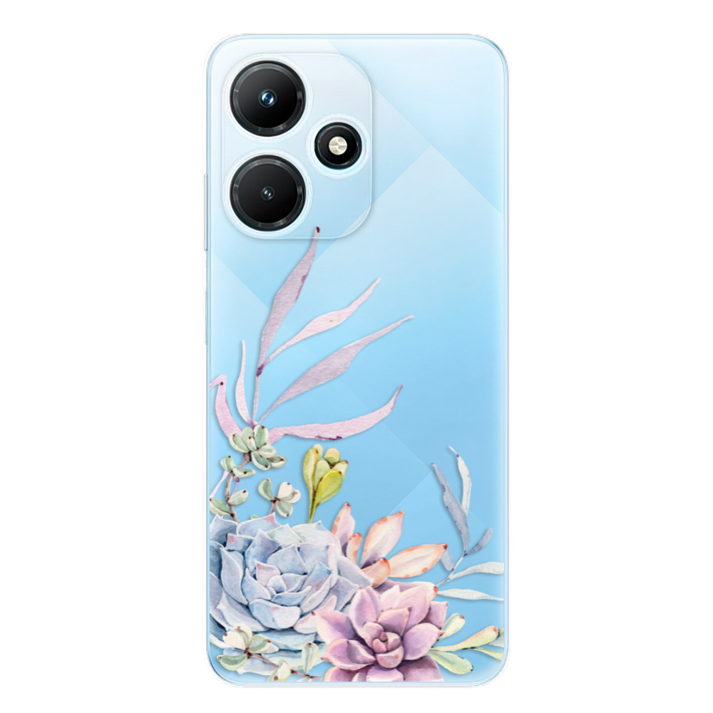 Odolné silikónové puzdro iSaprio - Succulent 01 - Infinix Hot 30i