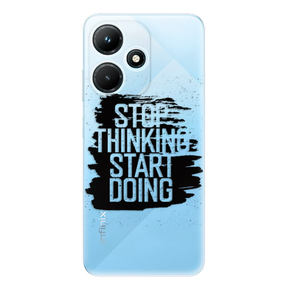 Odolné silikónové puzdro iSaprio - Start Doing - black - Infinix Hot 30i