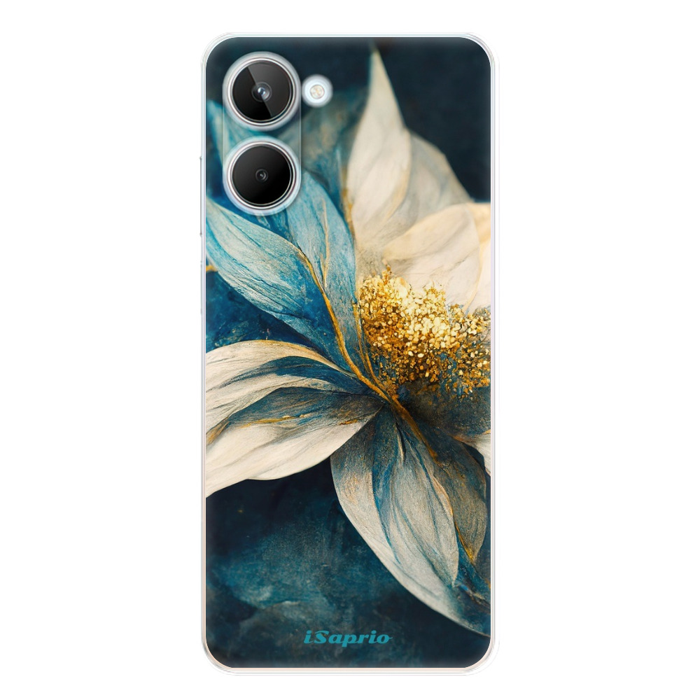 Odolné silikónové puzdro iSaprio - Blue Petals - Realme 10