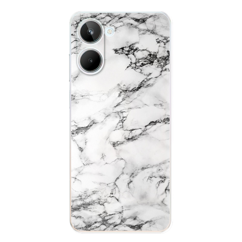 Odolné silikónové puzdro iSaprio - White Marble 01 - Realme 10