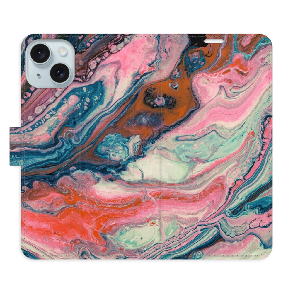 Flipové puzdro iSaprio - Retro Paint - iPhone 15 Plus