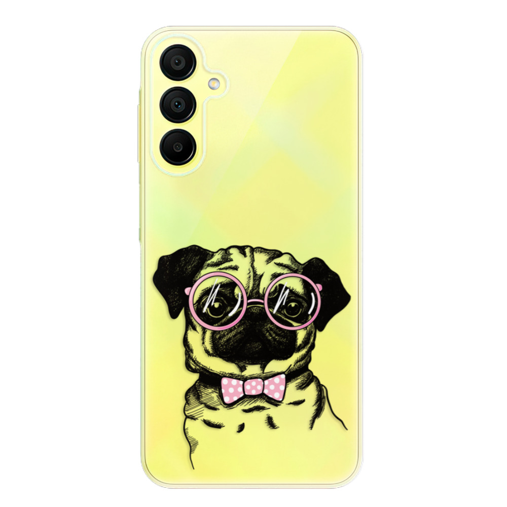 Odolné silikónové puzdro iSaprio - The Pug - Samsung Galaxy A15 / A15 5G
