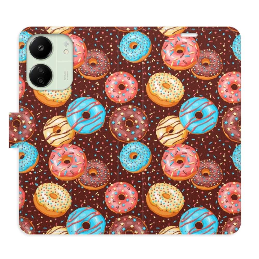 Flipové puzdro iSaprio - Donuts Pattern - Xiaomi Redmi 13C
