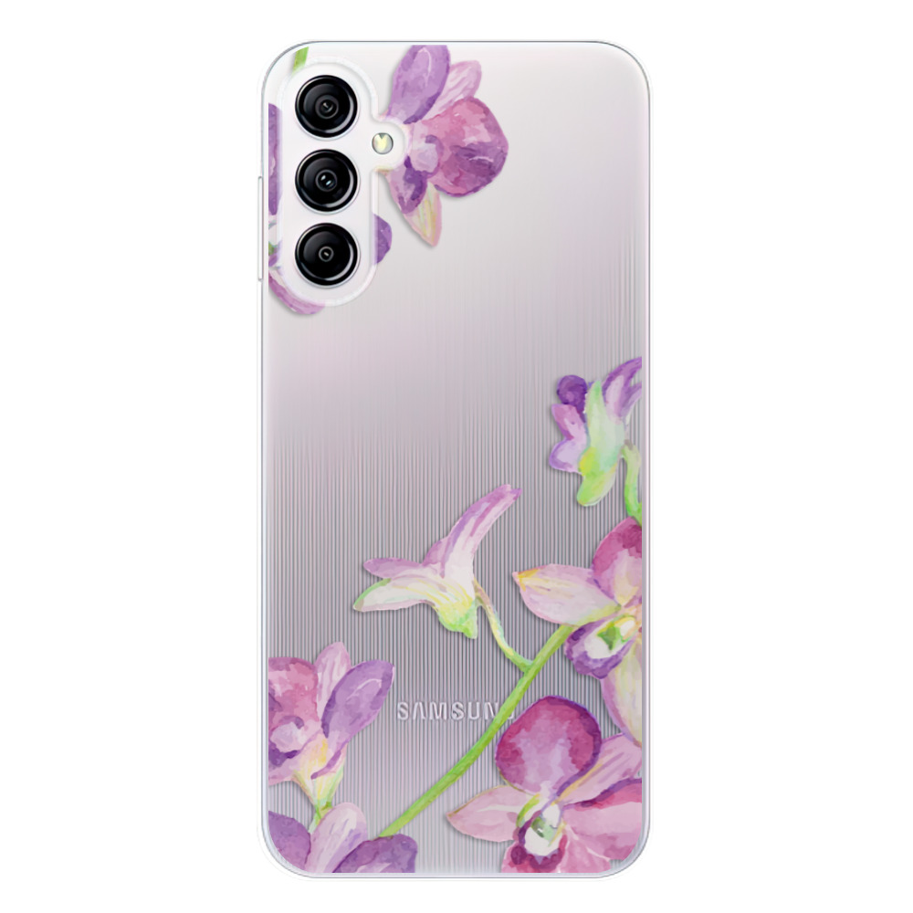 Odolné silikónové puzdro iSaprio - Purple Orchid - Samsung Galaxy A14 / A14 5G