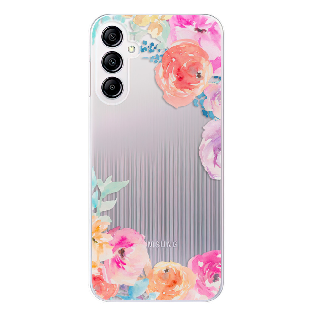 Odolné silikónové puzdro iSaprio - Flower Brush - Samsung Galaxy A14 / A14 5G