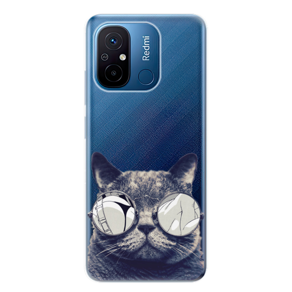 Odolné silikónové puzdro iSaprio - Crazy Cat 01 - Xiaomi Redmi 12C
