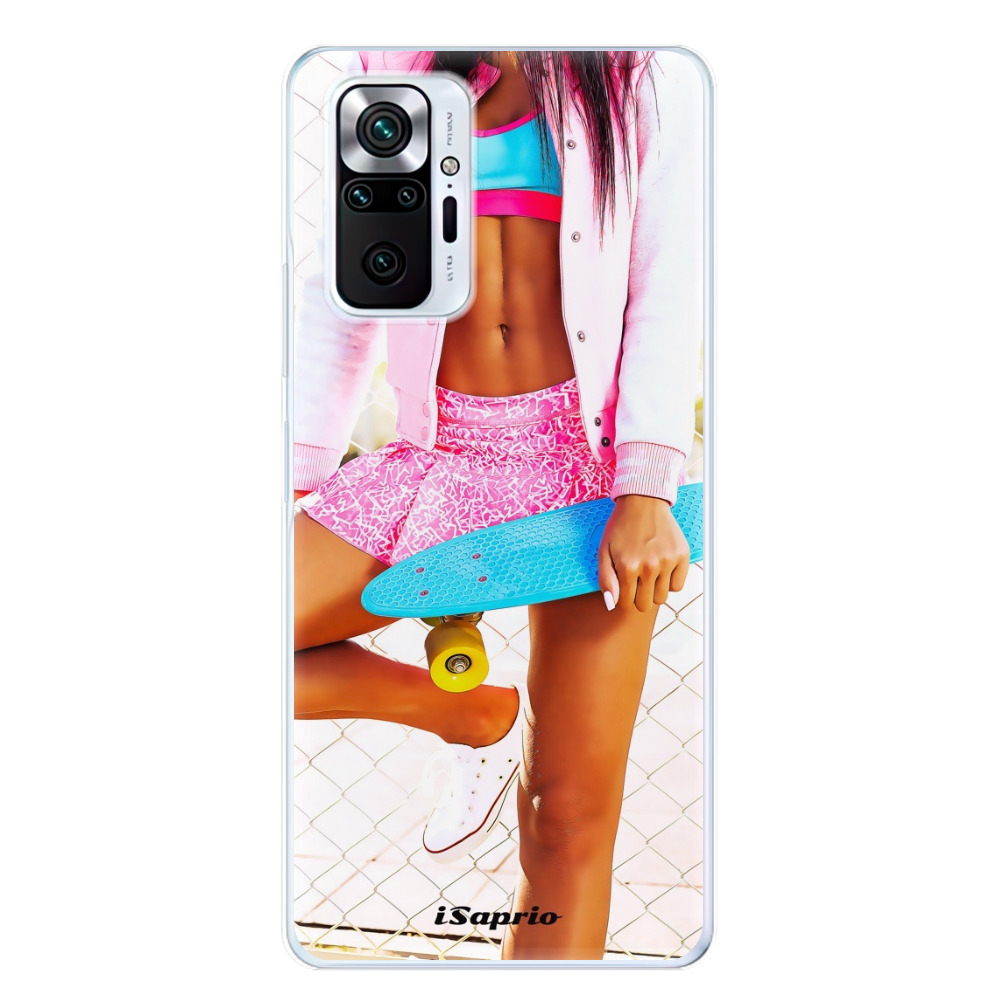 Odolné silikónové puzdro iSaprio - Skate girl 01 - Xiaomi Redmi Note 10 Pro