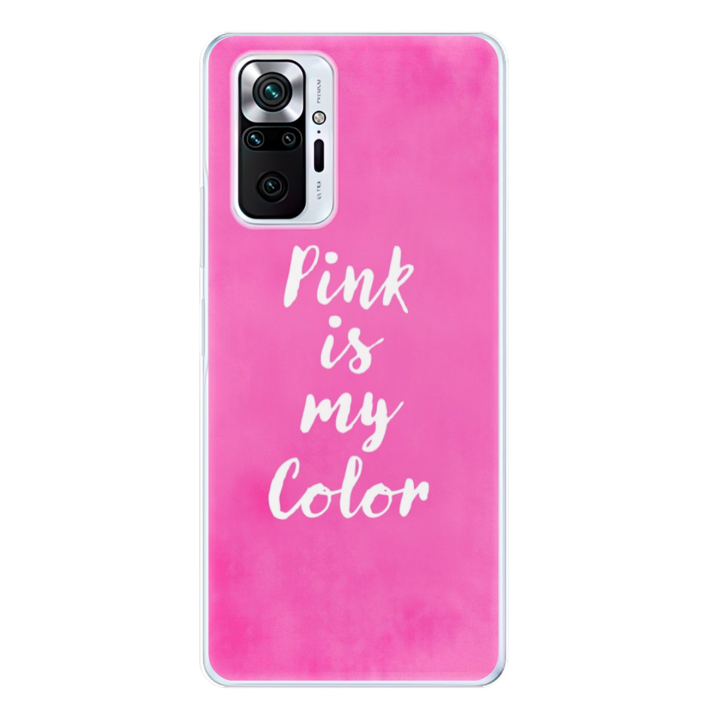 Odolné silikónové puzdro iSaprio - Pink is my color - Xiaomi Redmi Note 10 Pro
