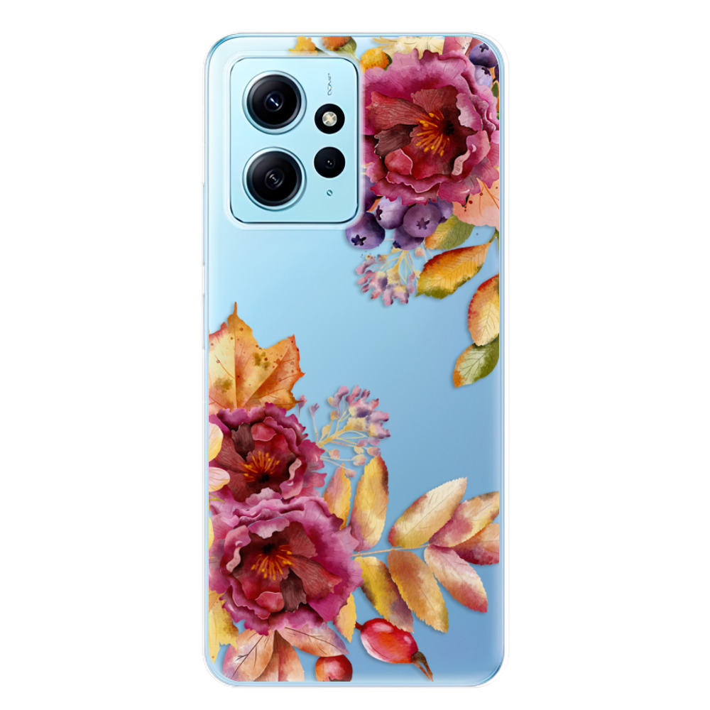 Odolné silikónové puzdro iSaprio - Fall Flowers - Xiaomi Redmi Note 12 5G