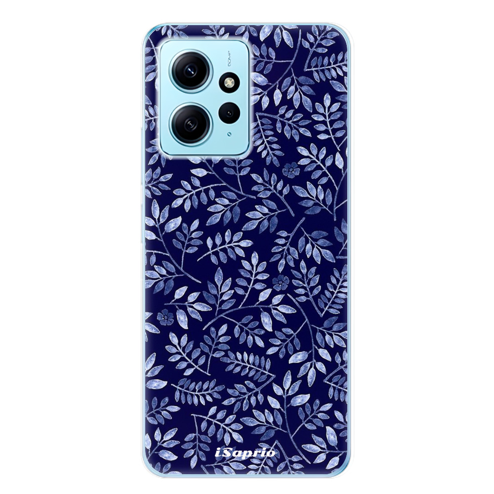 Odolné silikónové puzdro iSaprio - Blue Leaves 05 - Xiaomi Redmi Note 12 5G