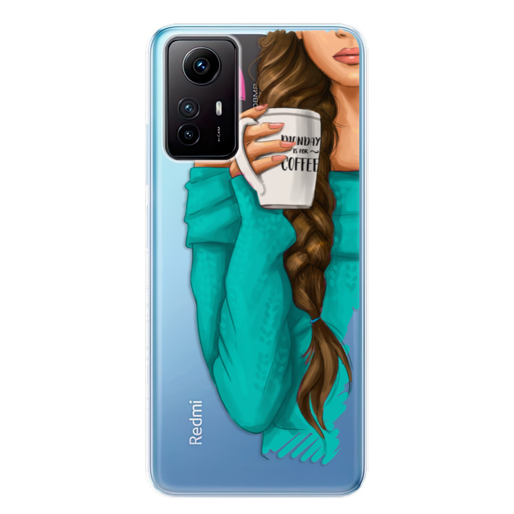 Odolné silikónové puzdro iSaprio - My Coffe and Brunette Girl - Xiaomi Redmi Note 12S