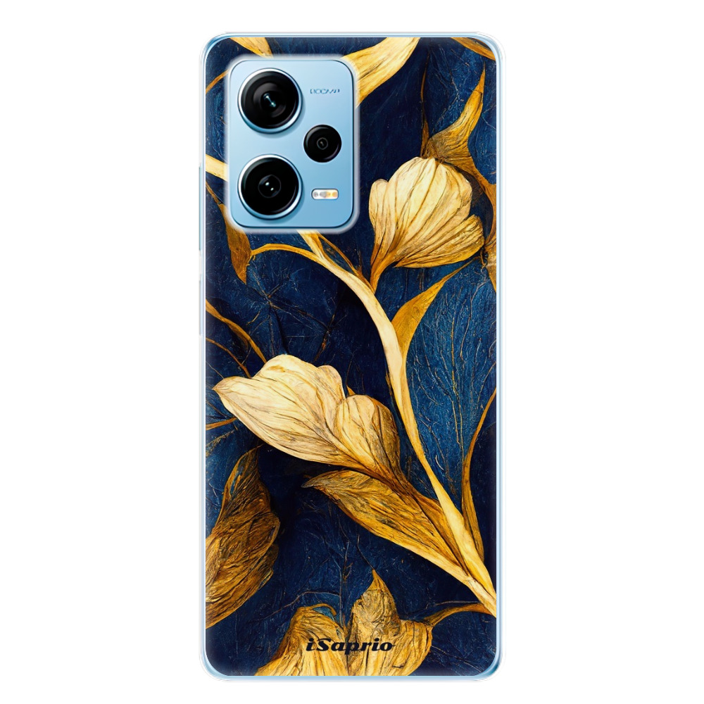Odolné silikónové puzdro iSaprio - Gold Leaves - Xiaomi Redmi Note 12 Pro 5G / Poco X5 Pro 5G