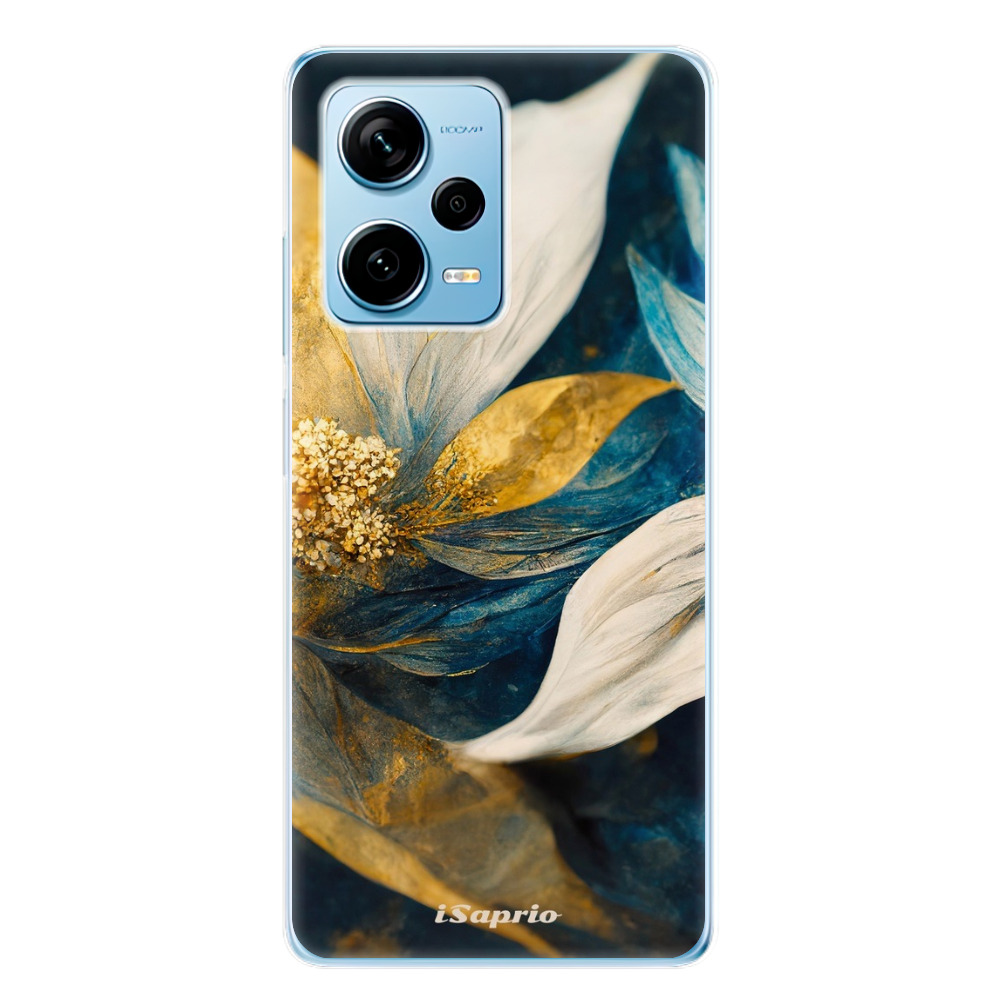 Odolné silikónové puzdro iSaprio - Gold Petals - Xiaomi Redmi Note 12 Pro+ 5G
