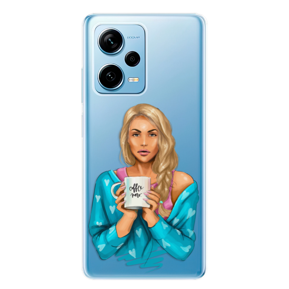 Odolné silikónové puzdro iSaprio - Coffe Now - Blond - Xiaomi Redmi Note 12 Pro+ 5G