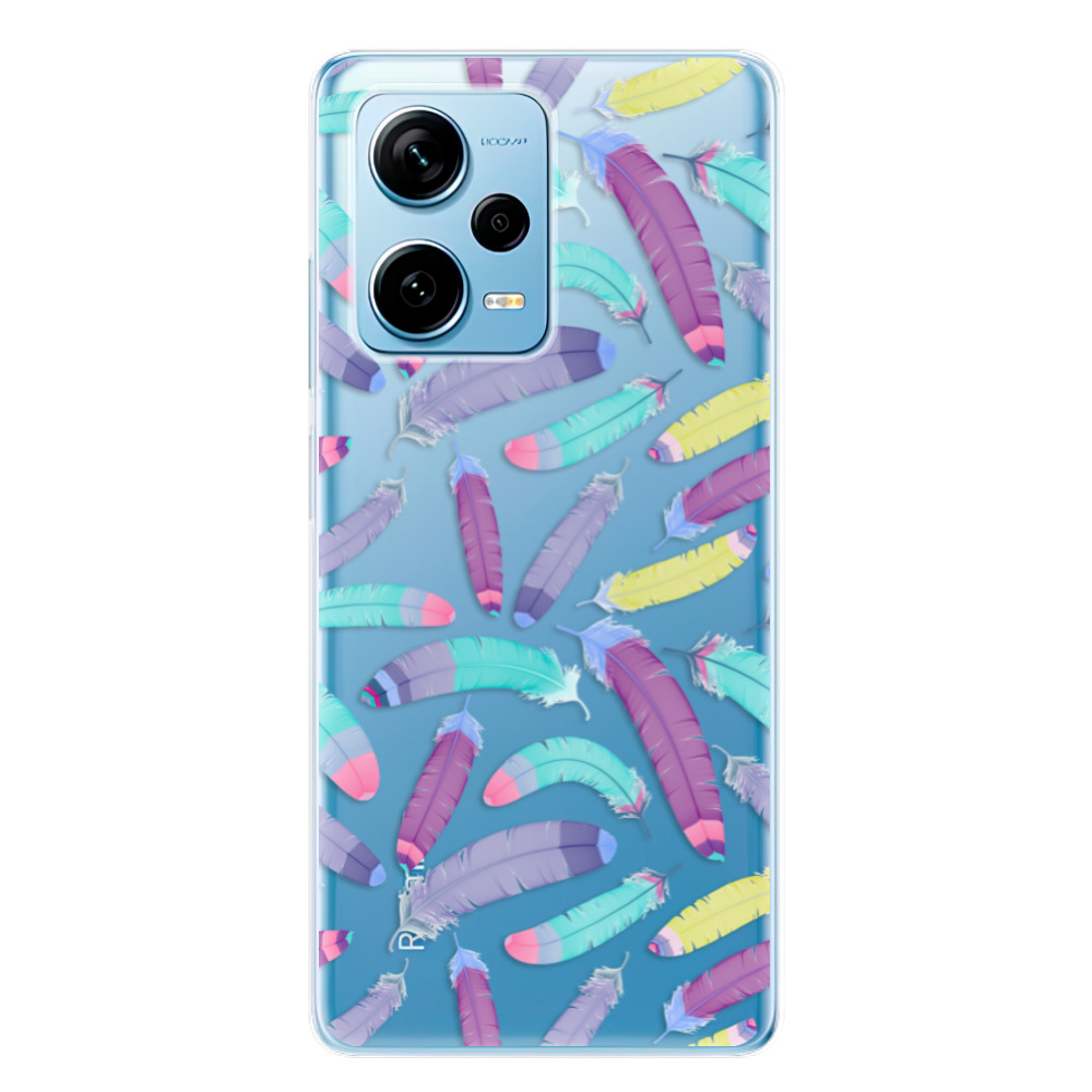 Odolné silikónové puzdro iSaprio - Feather Pattern 01 - Xiaomi Redmi Note 12 Pro+ 5G