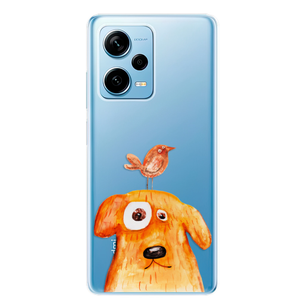 Odolné silikónové puzdro iSaprio - Dog And Bird - Xiaomi Redmi Note 12 Pro+ 5G