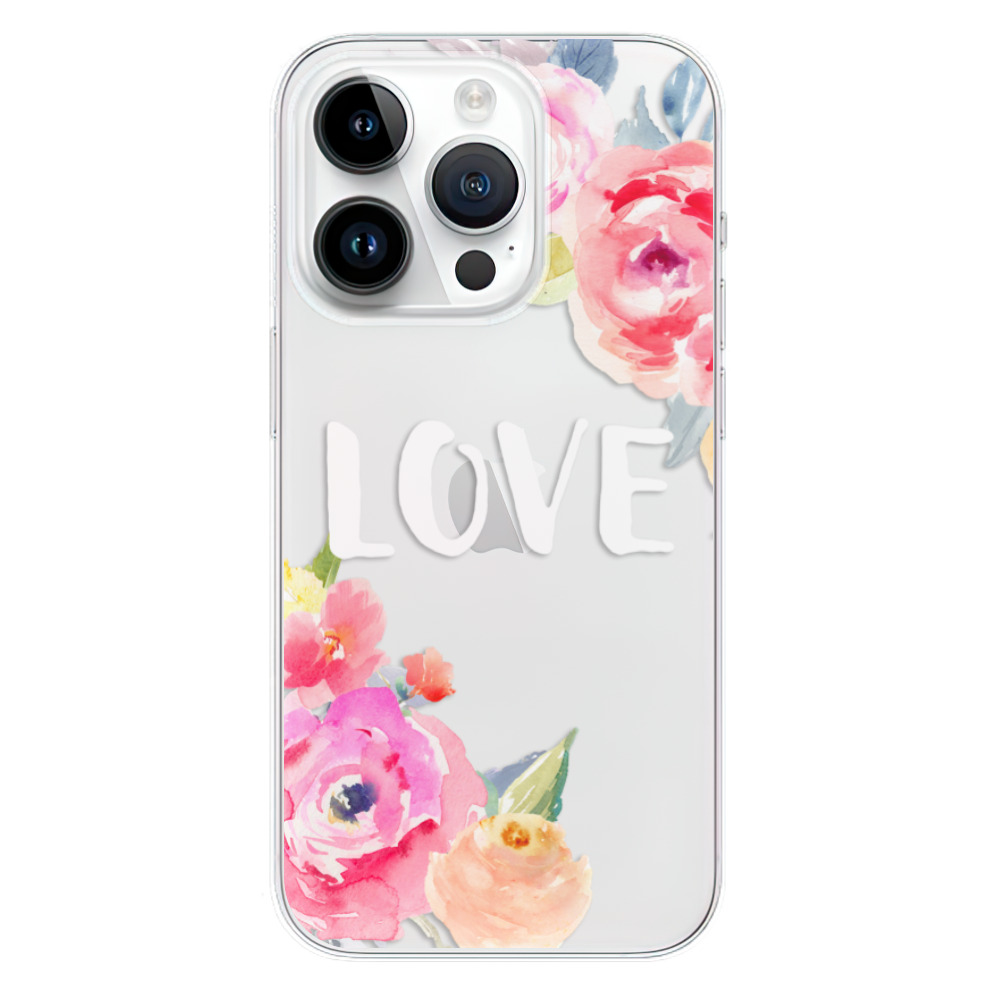Odolné silikónové puzdro iSaprio - Love - iPhone 15 Pro