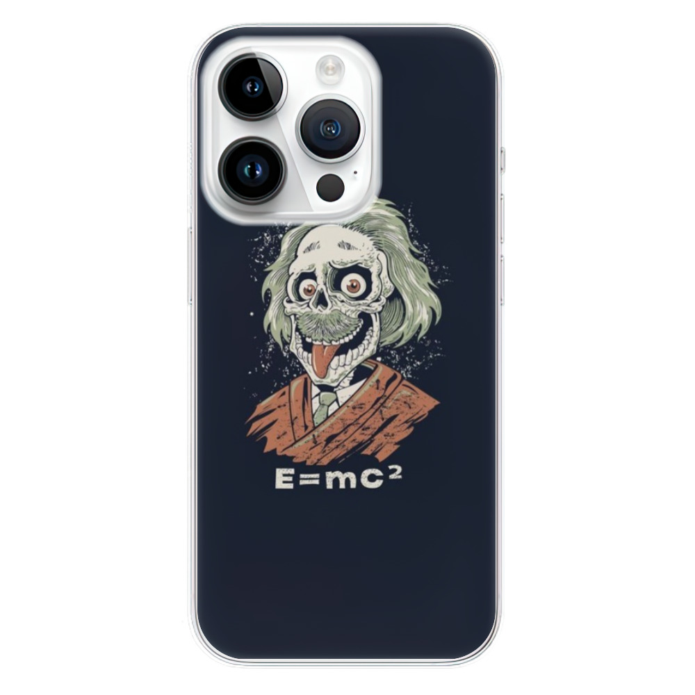 Odolné silikónové puzdro iSaprio - Einstein 01 - iPhone 15 Pro