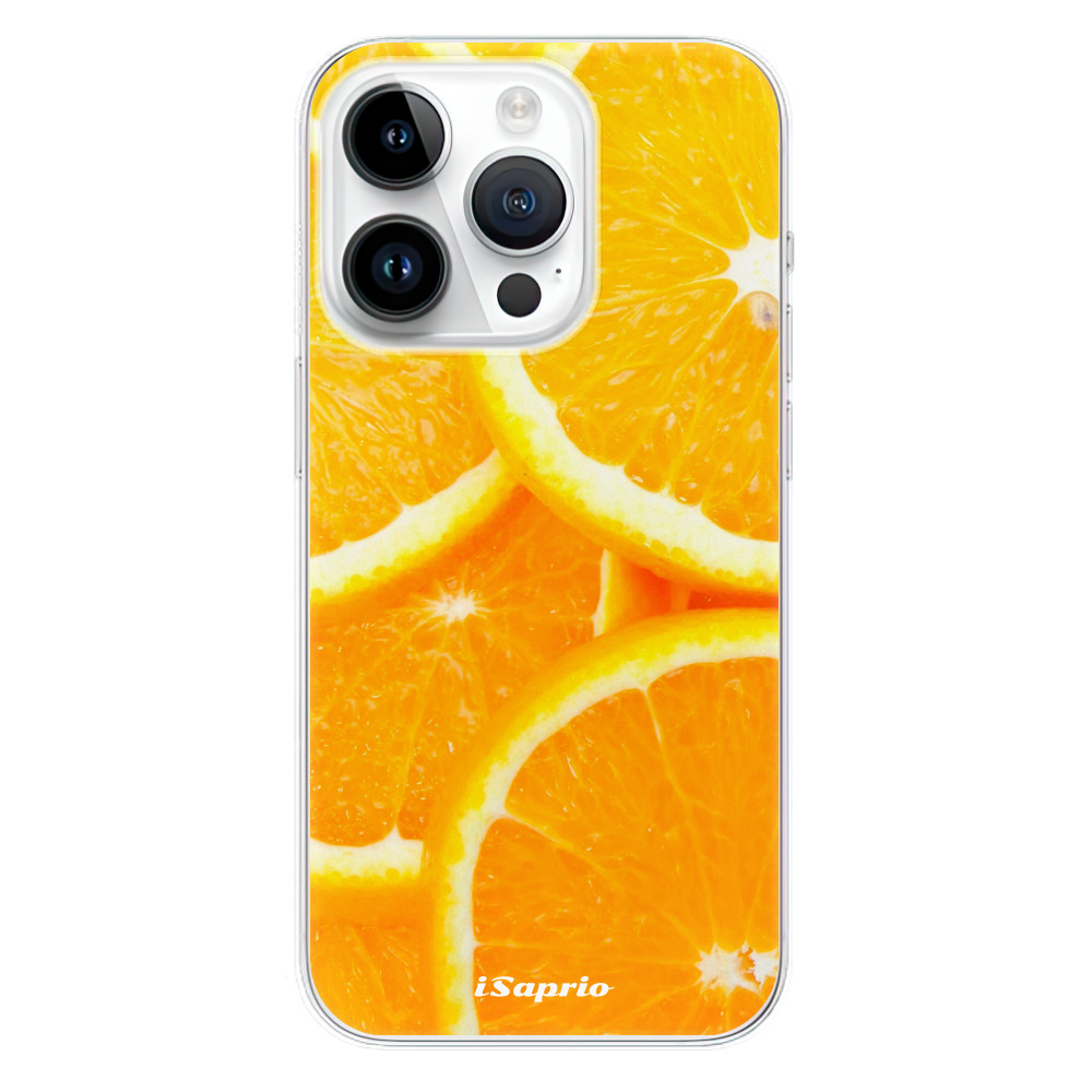 Odolné silikónové puzdro iSaprio - Orange 10 - iPhone 15 Pro