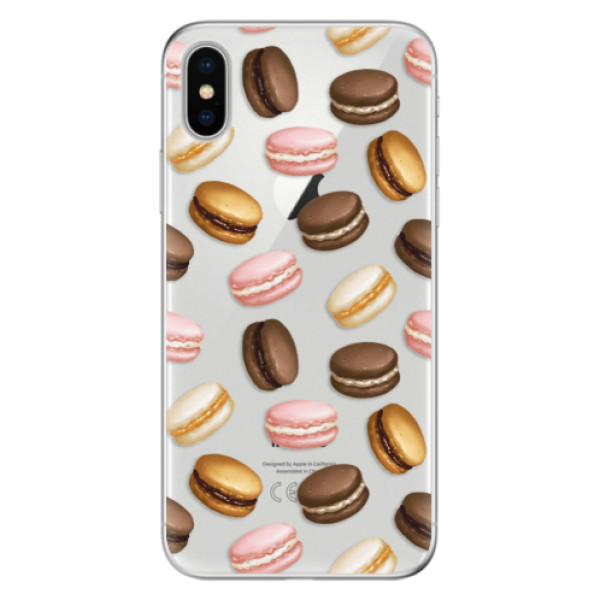 Odolné silikónové puzdro iSaprio - Macaron Pattern - iPhone X