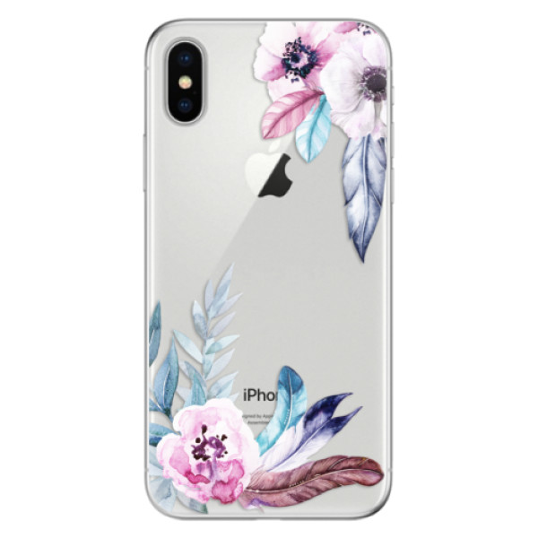 Odolné silikónové puzdro iSaprio - Flower Pattern 04 - iPhone X