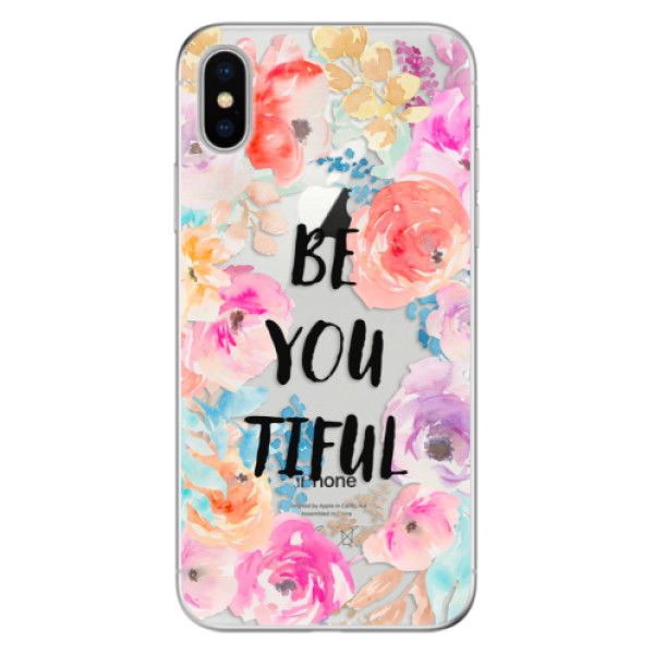Odolné silikónové puzdro iSaprio - BeYouTiful - iPhone X