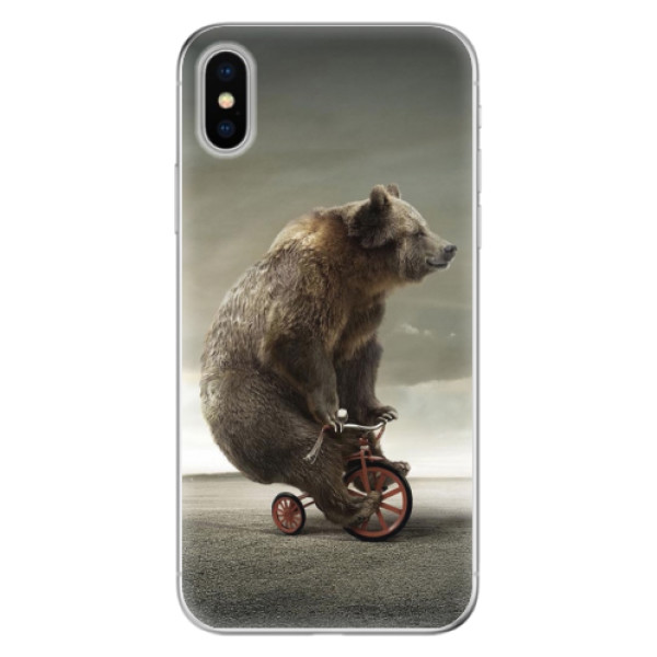 Odolné silikónové puzdro iSaprio - Bear 01 - iPhone X