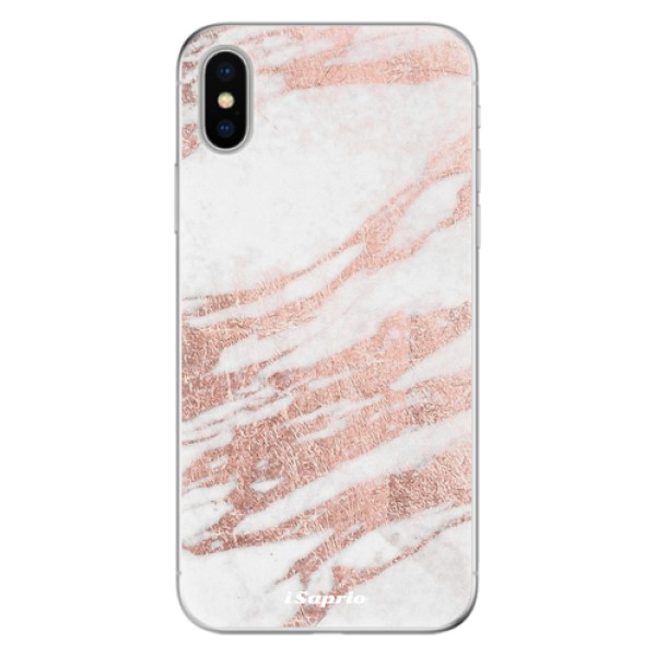 Odolné silikónové puzdro iSaprio - RoseGold 10 - iPhone X