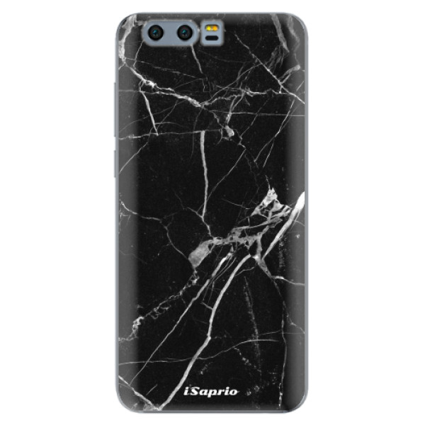 Odolné silikónové puzdro iSaprio - Black Marble 18 - Huawei Honor 9