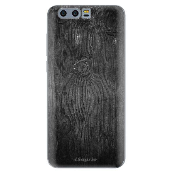 Odolné silikónové puzdro iSaprio - Black Wood 13 - Huawei Honor 9