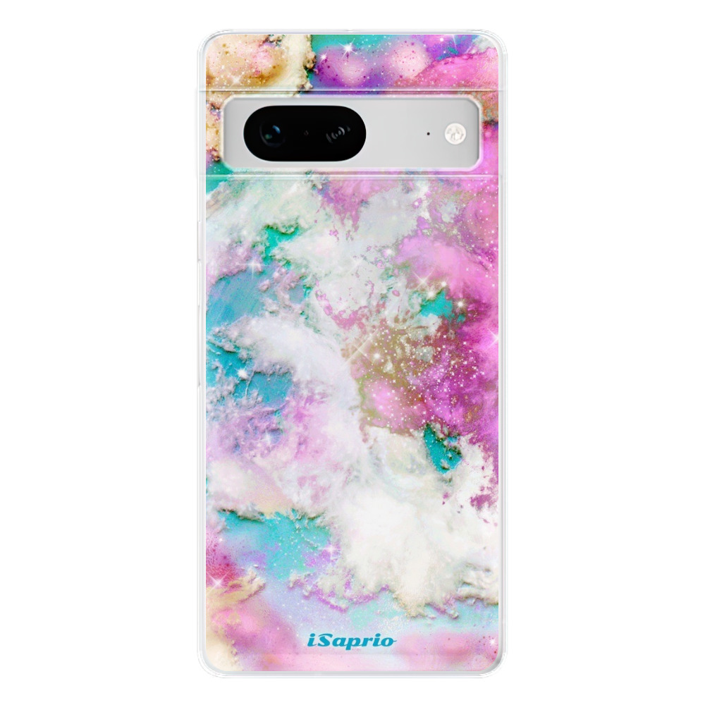 Odolné silikónové puzdro iSaprio - Galactic Paper - Google Pixel 7 5G